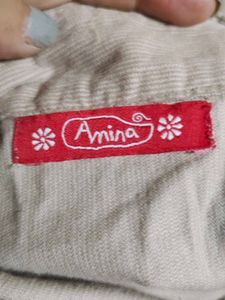 Embroidered Suede Ethnic Dress for Early Winter