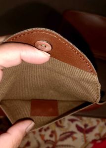 Brown Leather Tab/Mac Book Holder Cover