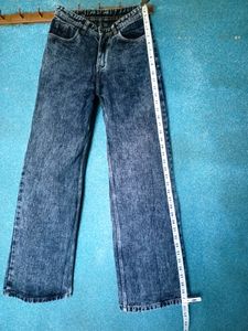 Wide Leg Dark Grey Jeans