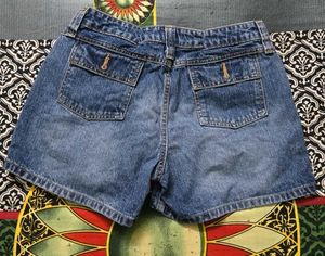 Classic Blue Denim Shorts