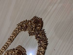 Exquisite Gold-Plated Indian Jewelry Set