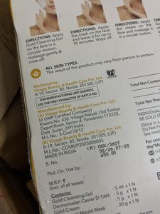 Skin Solutions Gold Infusion Facial Kit