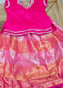 Beautiful Pink Lehenga Choli for Kids