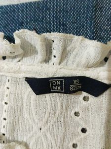Chic White Broderie Anglaise Top
