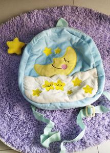 Cute Moon & Stars Plush Backpack