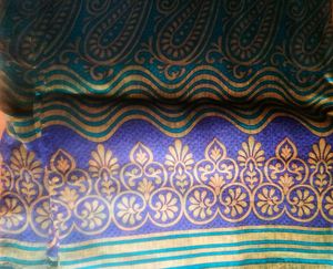 💜Bangalore Printed Crepe Silk Saree 💜