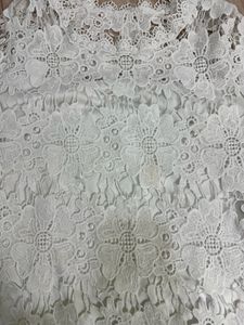 white lace top