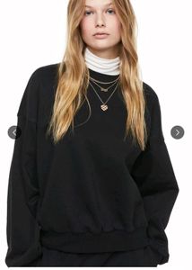 H&amp;M Divided Black Basic Sweatshirt