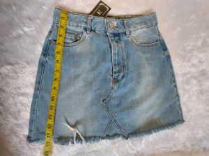 Denim Mini Skirt