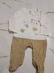 Cute Baby Romper with Tiger Design