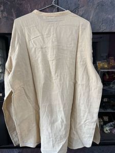 Men's Lightweight Linen Short Kurta