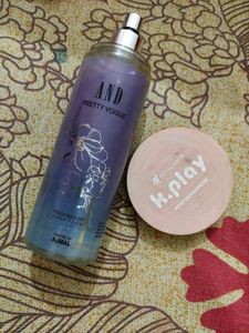 AND Pretty Vogue Fragrance Mist & Myglamm Highligh
