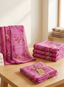 Elegant Pink Floral duppattta