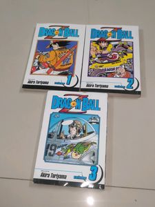 Dragon Ball Z Volume 1 2 3 Manga Comics