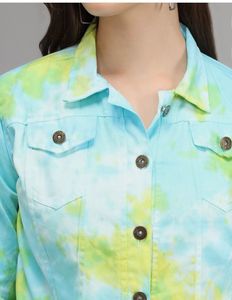 Tie-Dye Denim Jacket and Lower