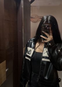 Stylish Faux Leather Jacket