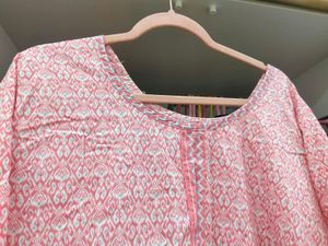 Pretty Pink Printed Kurta and salwar