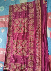 Maroon Saree