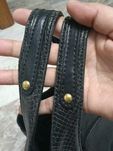 Anne Klein Chic Black Textured Hobo Bag