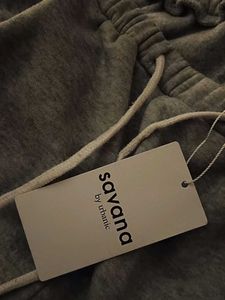 SAVANA Comfy Grey Sweatpants
