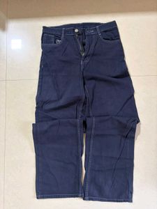 dark wash womens wide leg jeans