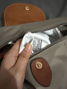 White Longchamp Backpack