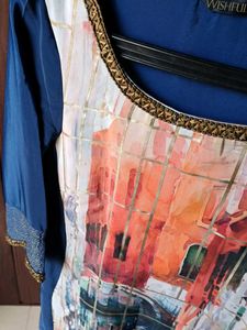 Wishful Navyblue Kurti