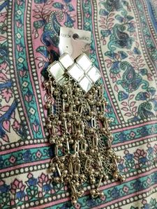 Bohemian Mirror Jhumka Earrings