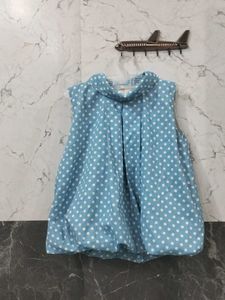 Cute Polka Dot Sleeveless Top