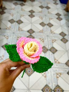 Crochet Rose Flower Handmade