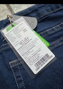 Classic Blue Wide-Leg Denim Jeans