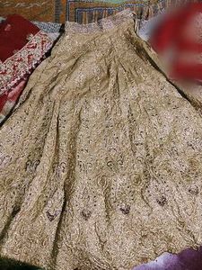 Exquisite Red and Gold Lehenga Choli