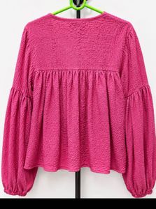 Vero Moda Textured Pink Top