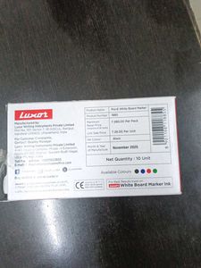 NEW BLACK LUXOR WHITE BOARD MARKAR