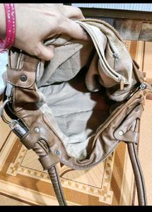 Stylish Brown Leather Shoulder Bag