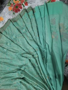 Beautiful Border with heavy design Saree i