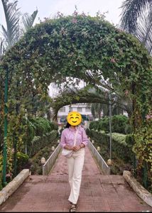 Cream jeans Pants