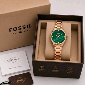 Fossil Gold Watch with Box