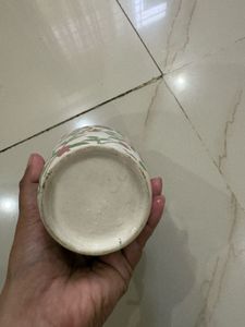 Vintage Floral Ceramic Cup
