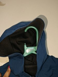 North Face Men Jacket Blue With Cap
