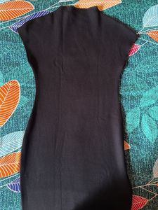 ZARA Black Knit Mini Dress