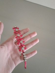 Red Floral Headband