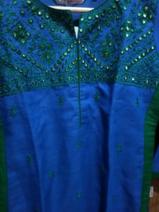 Blue Lovely Lady Kurta