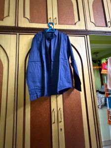 Men's Navy Blue Formal Shirt