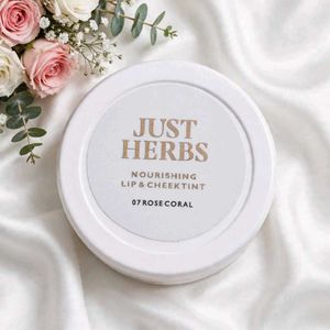 Just Herbs Lip &amp; Cheek Tint - Rose Coral