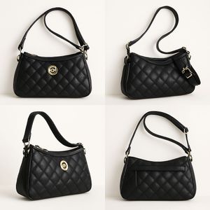 Black Quilted Crossbody Bag
