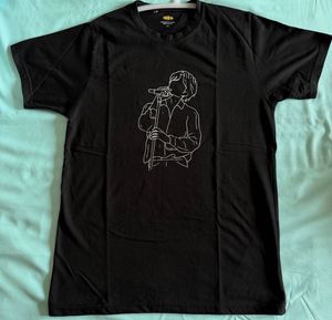 BTS Jungkook Minimal Line Art T-Shirt
