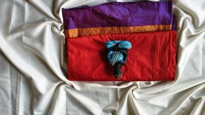 Vibrant Silk Saree with Blouse