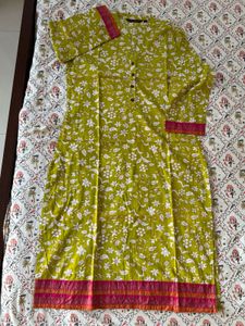 Green Ethnic Kurta