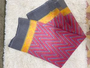 Vibrant Zigzag Print Dupatta